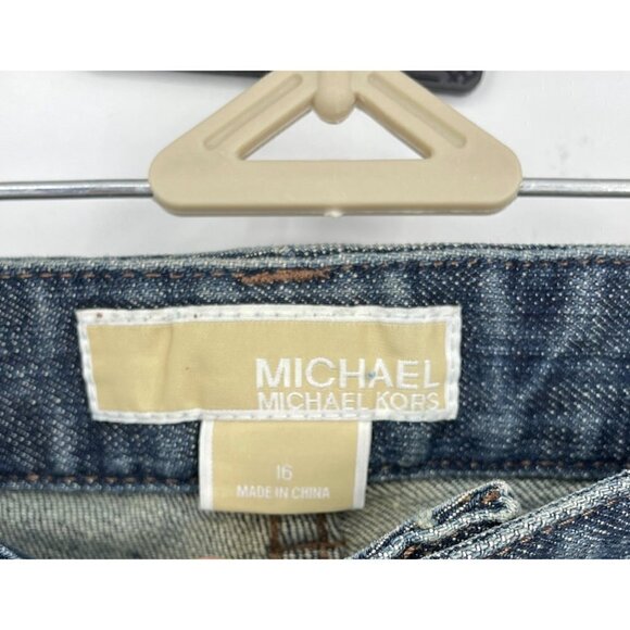 NWT Vintage Michael Kors Straight Leg Jeans Blue 16 - Picture 4 of 4